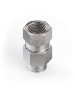 JIC Female Swivel to Metric Male Straight