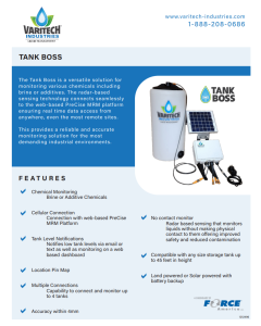 VariTech Tank Boss Spec Sheet