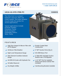 UK30-40-HYD-FRM-PC Spec Sheet